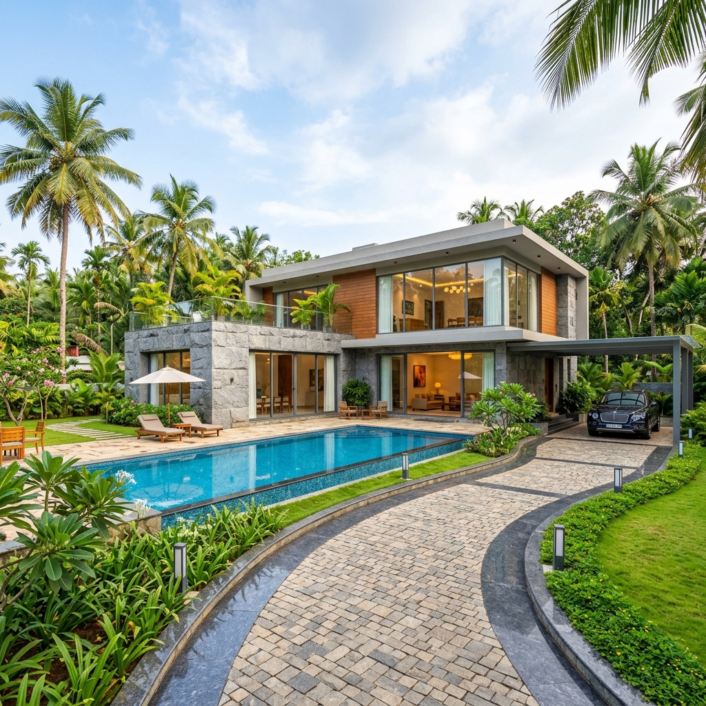 4BHK luxury villa Thiruvananthapuram